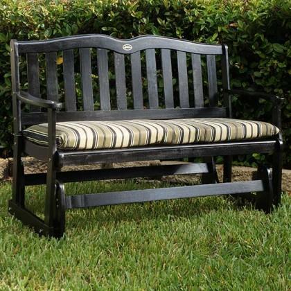 Just Back In Stock - Black Palms Patio Glider 4'
