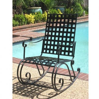 Only A Few Black Contempo Iron Rocking Chairs Left