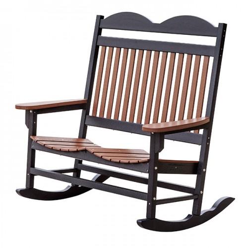 Two Seater Poly Rocking Chair By Little Cottage – The Porch Swing Company