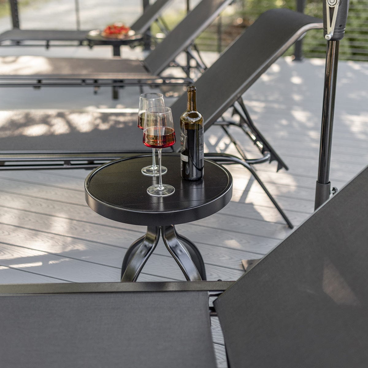 Berlin Gardens Murphy Aluminum End Table