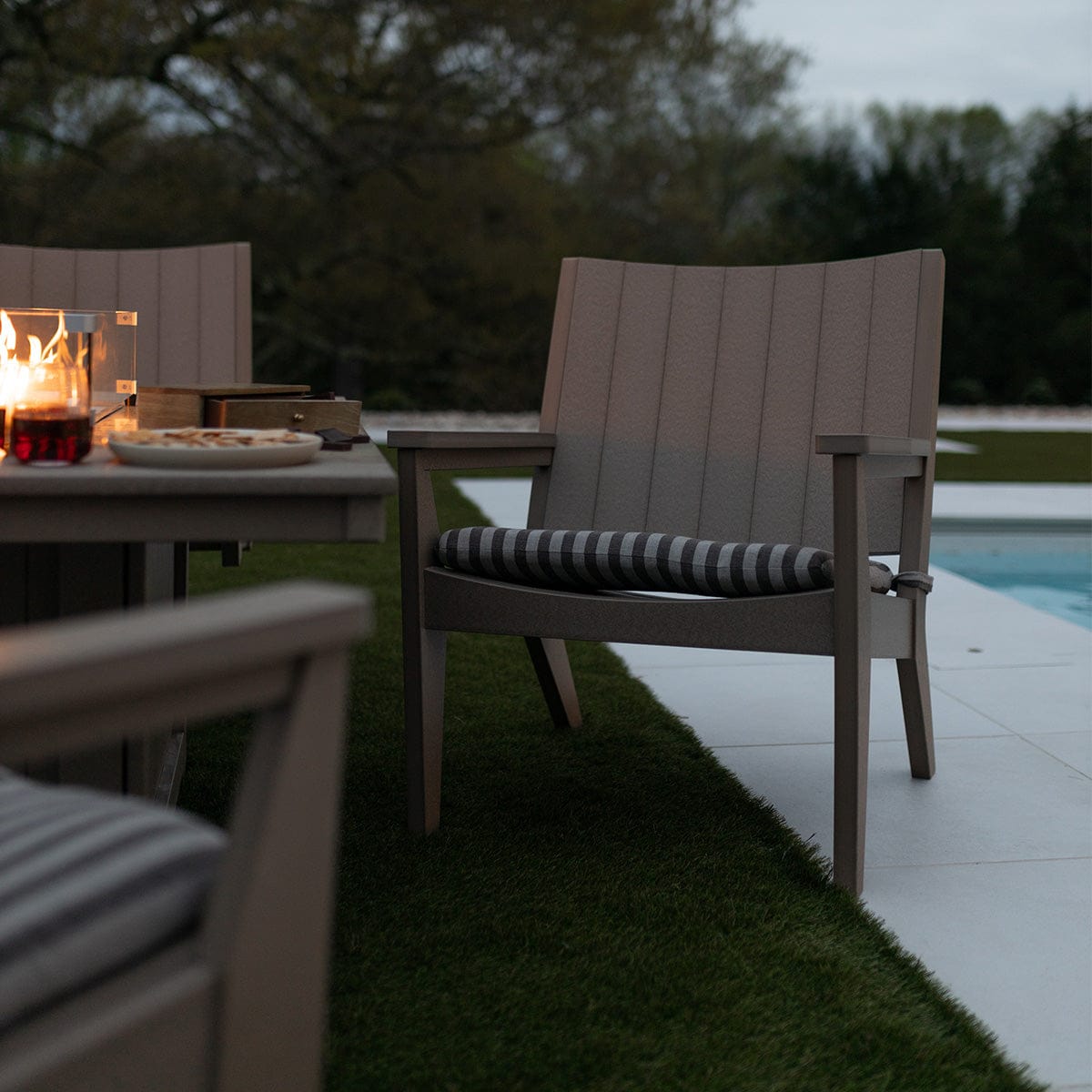 Berlin Gardens Mayhew Outdoor Poly Lumber Chat Chair