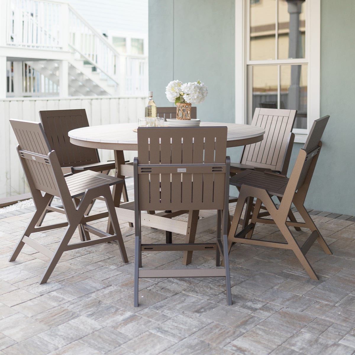 Berlin Gardens Kinsley Outdoor Poly Lumber Dining Side Chair