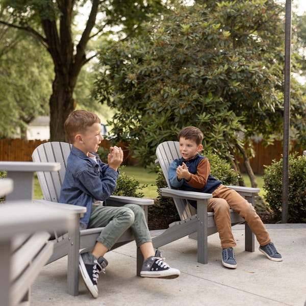 Berlin Gardens Comfo Back Poly Lumber Adirondack Chair for Kids
