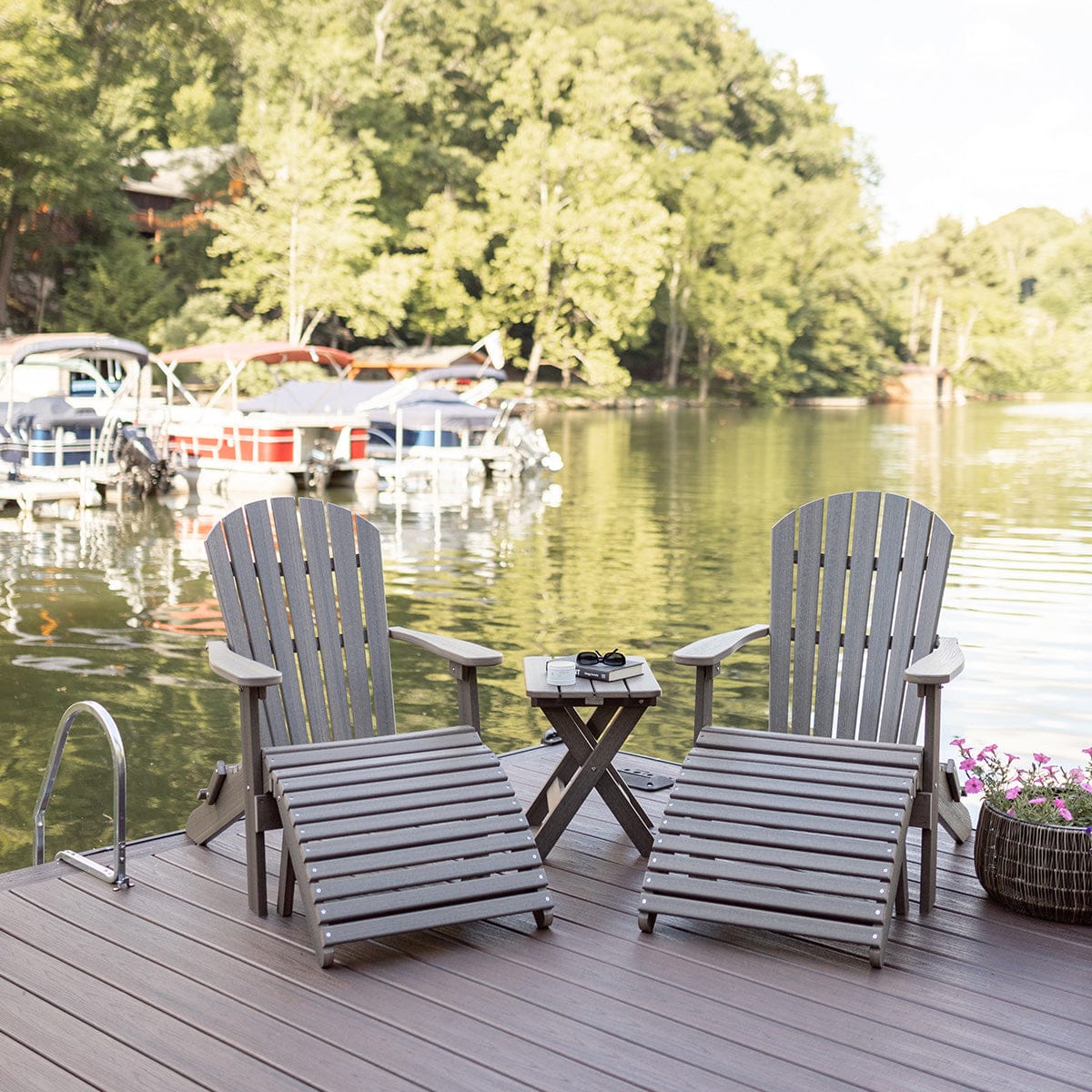 Berlin Gardens Adirondack Poly Lumber Footstool