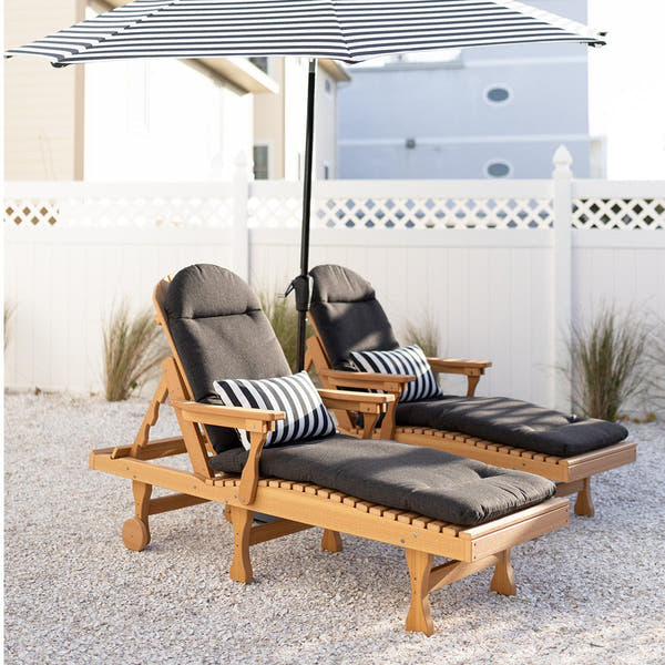 Berlin Gardens Comfo Back Poly Lumber Chaise Lounge