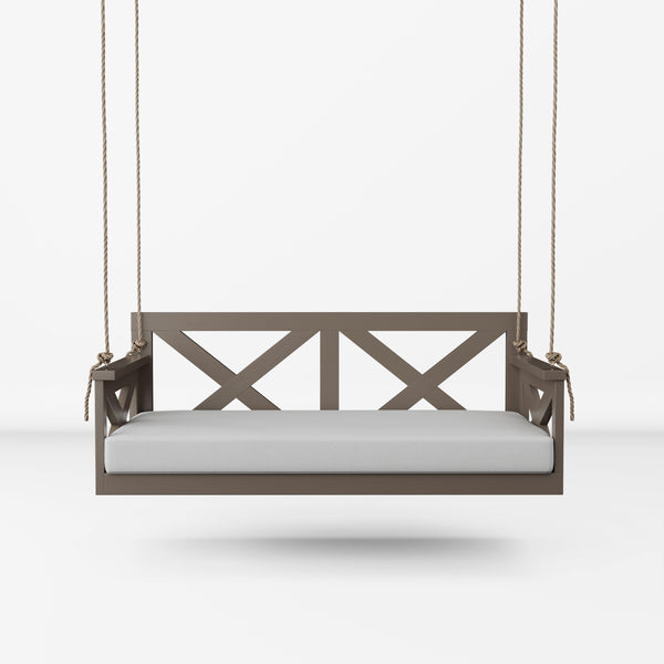 Amish Casual The Bradford Twin Swing Bed, Dovetail Grey