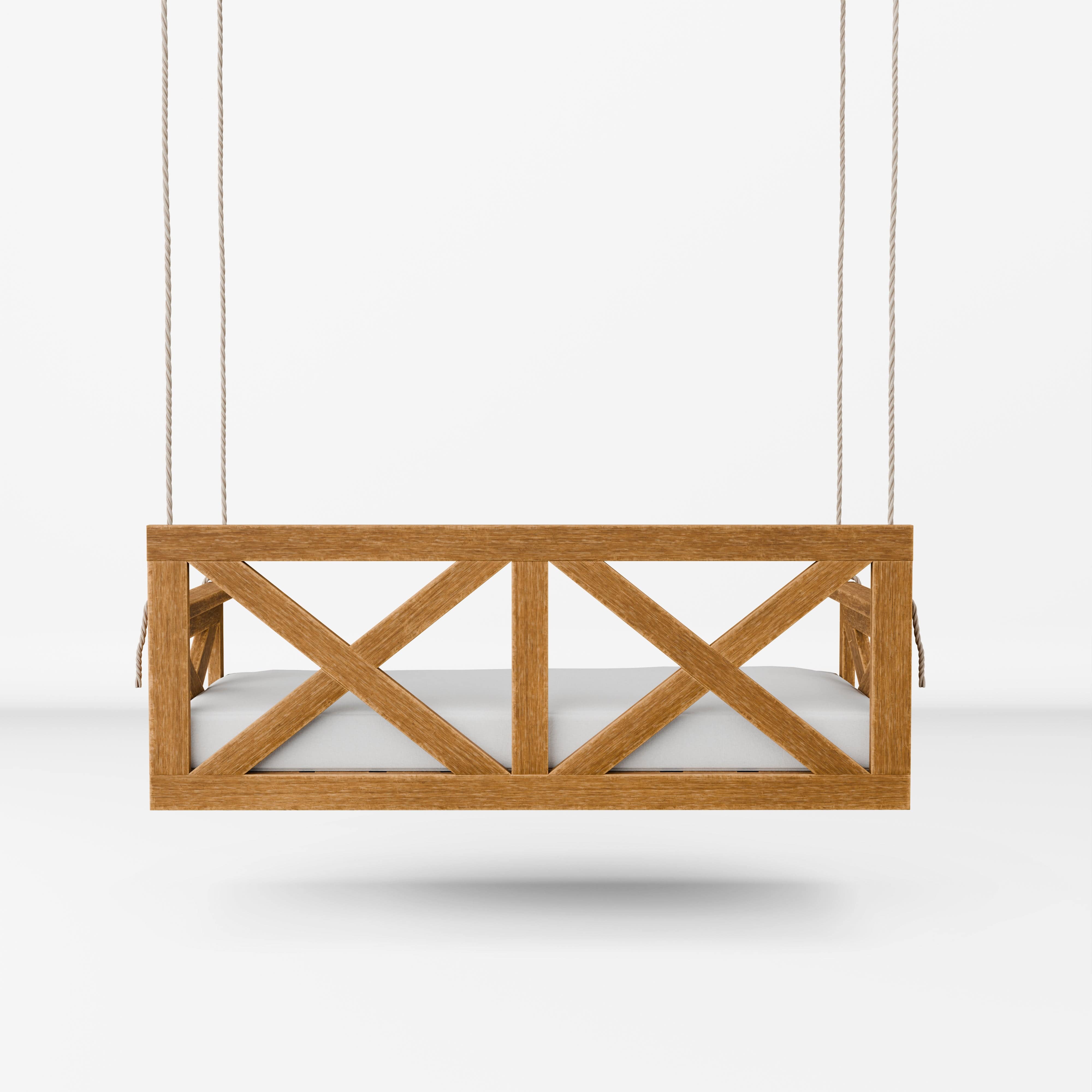 Amish Casual The Bradford Twin Swing Bed, Oak