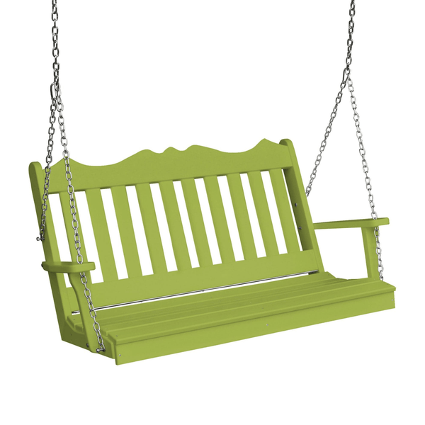 Keystone Amish Co. 5 Foot York Composite Porch Swing, Tropical Lime