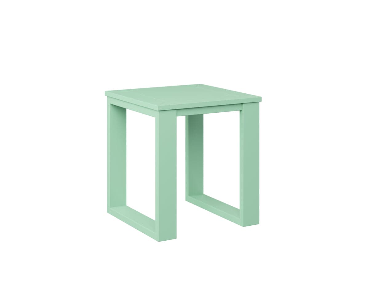Berlin Gardens Nordic Outdoor Poly Lumber Square End Table