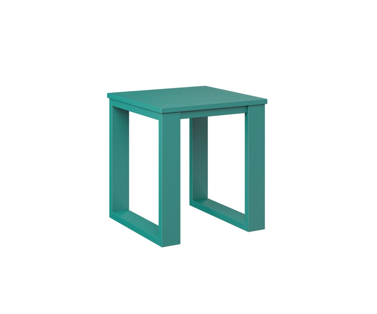 Berlin Gardens Nordic Outdoor Poly Lumber Square End Table