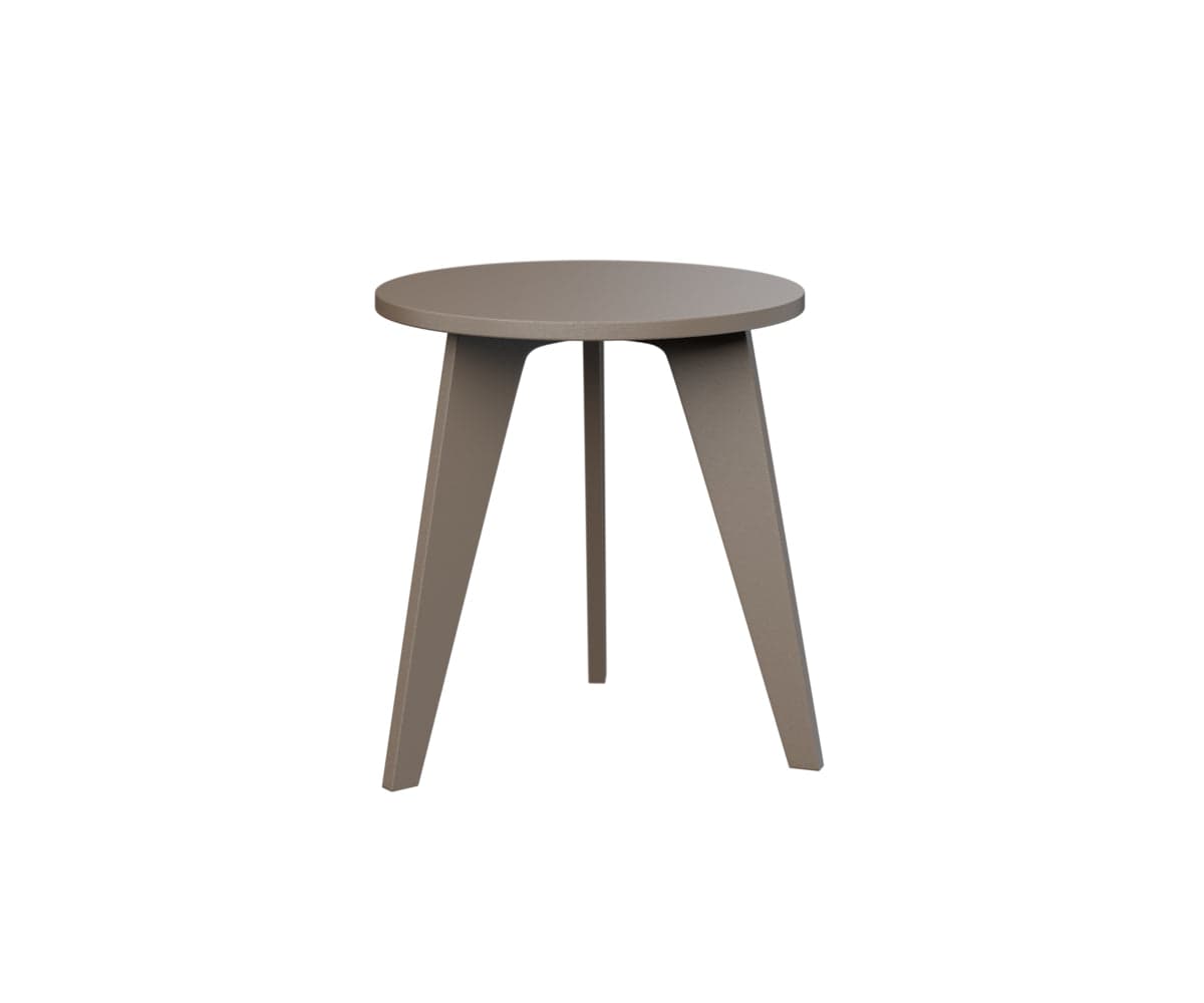 Berlin Gardens Nordic Outdoor Poly Lumber Round End Table