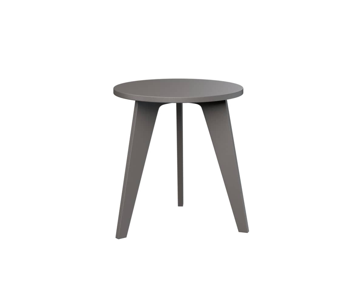 Berlin Gardens Nordic Outdoor Poly Lumber Round End Table