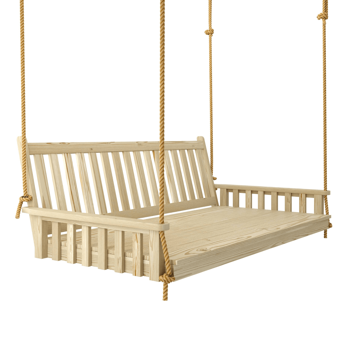 Keystone Amish Co. 4 Foot Franklin Porch Swing Bed, Unfinished