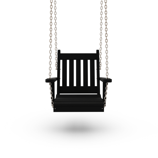 Keystone Amish Co. Franklin Swing Chair, Black