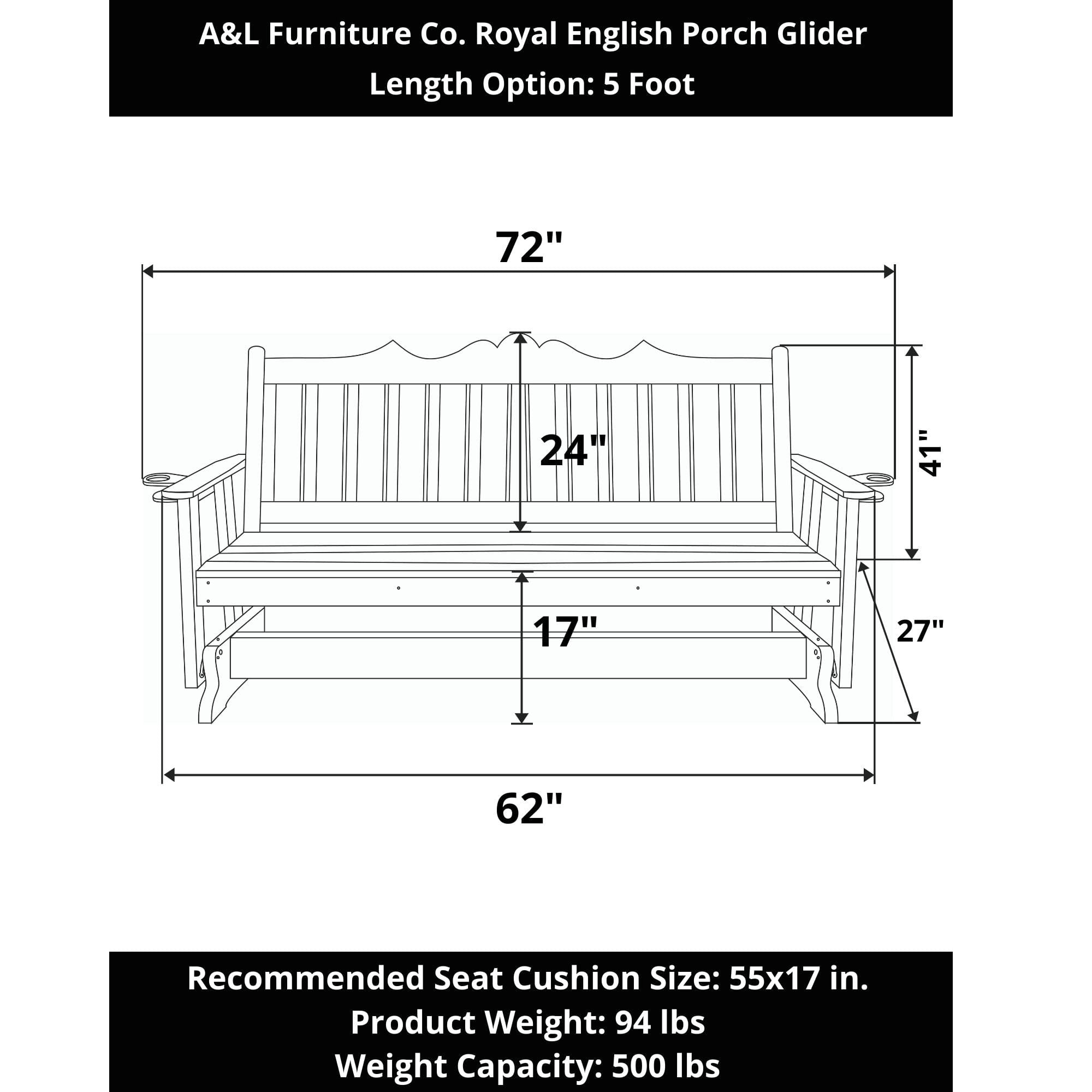Keystone Amish Co. York Porch Glider