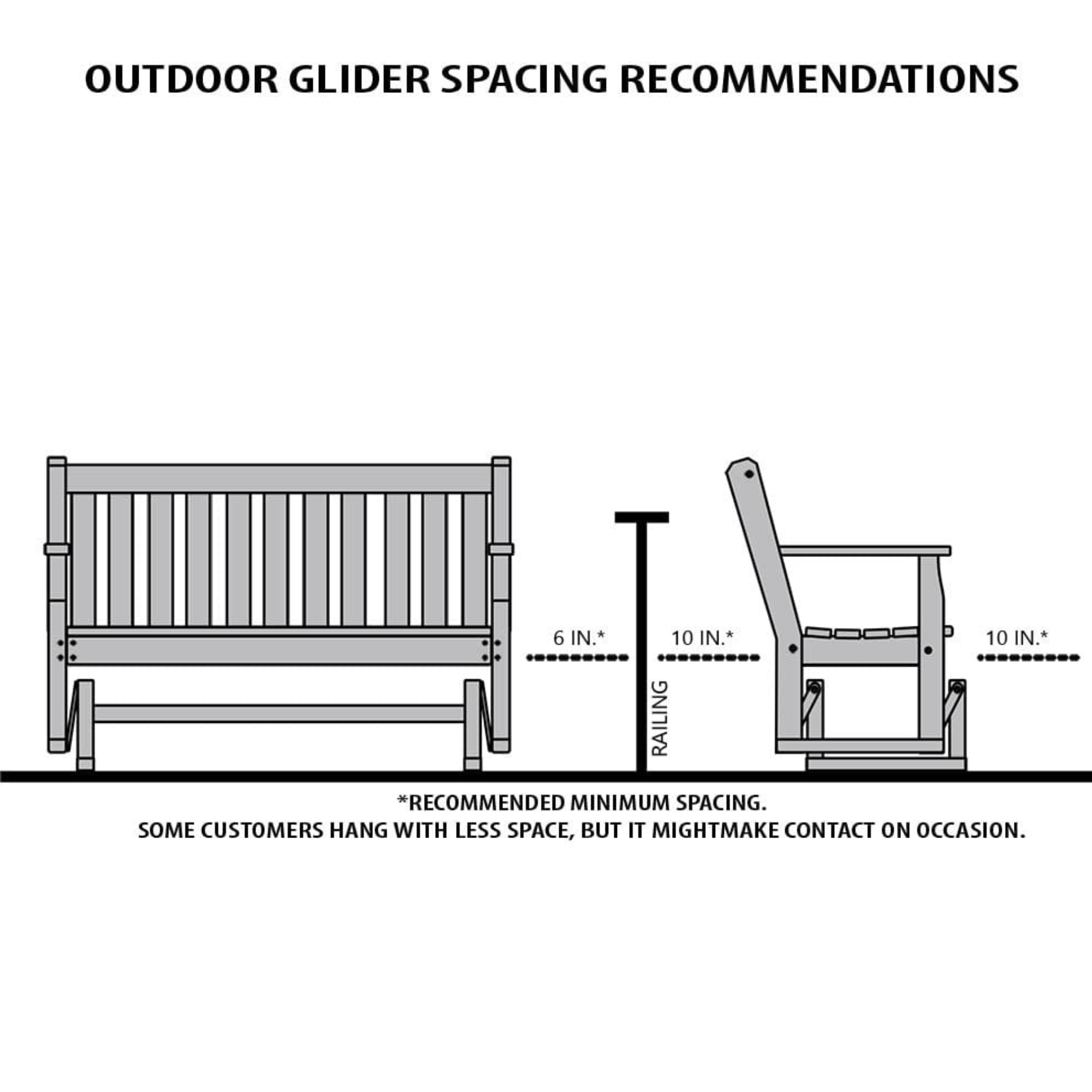 Keystone Amish Co. Franklin Red Cedar Porch Glider