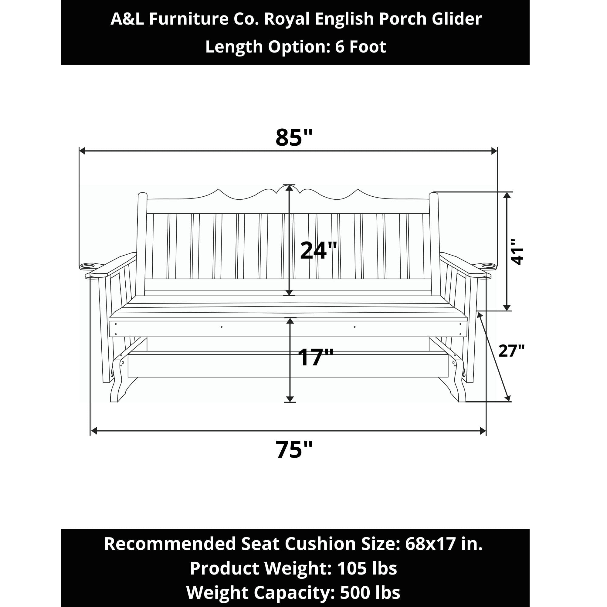 Keystone Amish Co. York Porch Glider