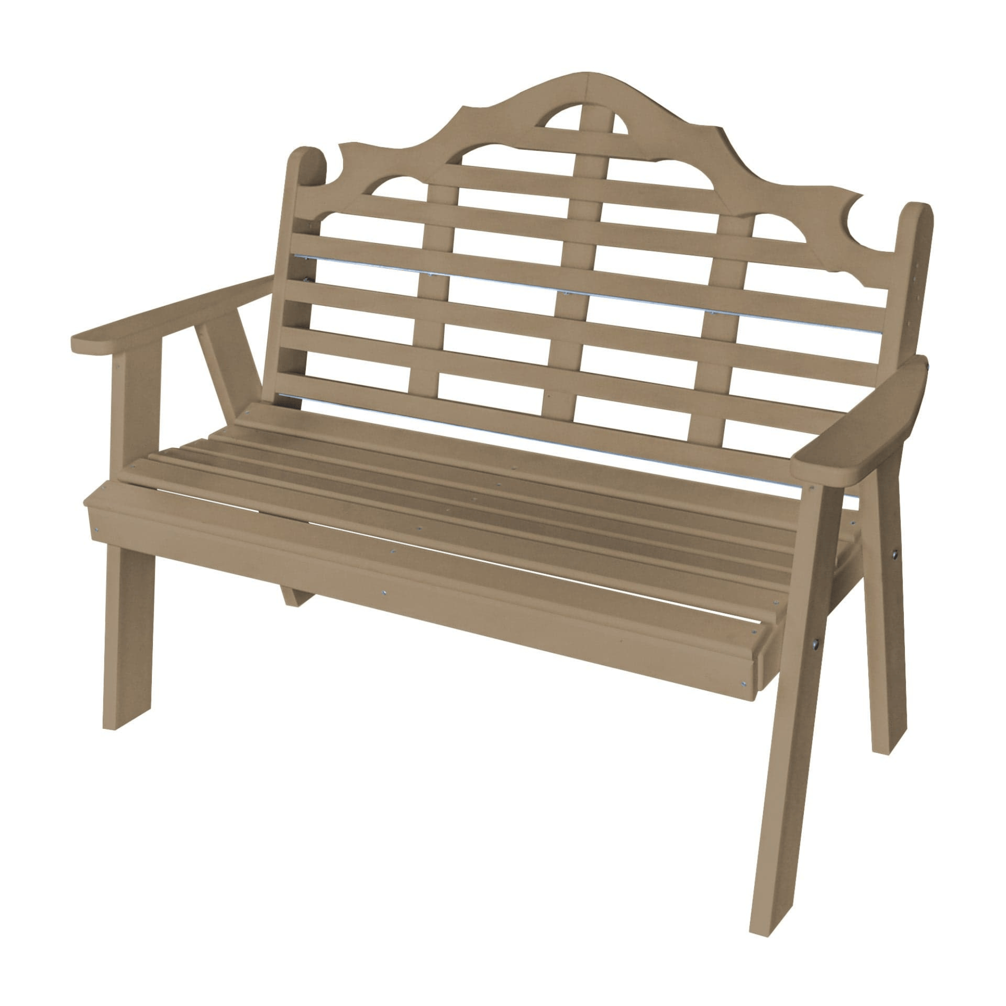 Keystone Amish Co. Milan Poly Composite Garden Bench