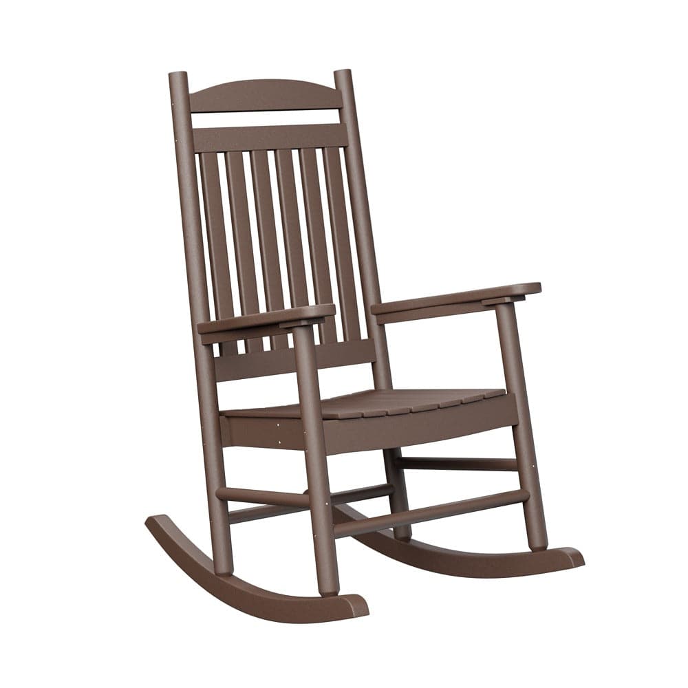 Berlin Gardens Casual Back Poly Lumber Porch Rocker