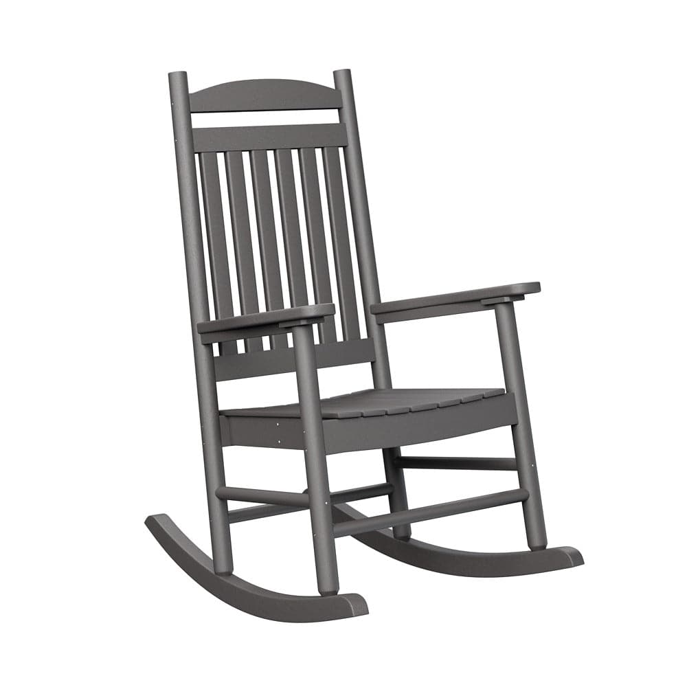 Berlin Gardens Casual Back Poly Lumber Porch Rocker