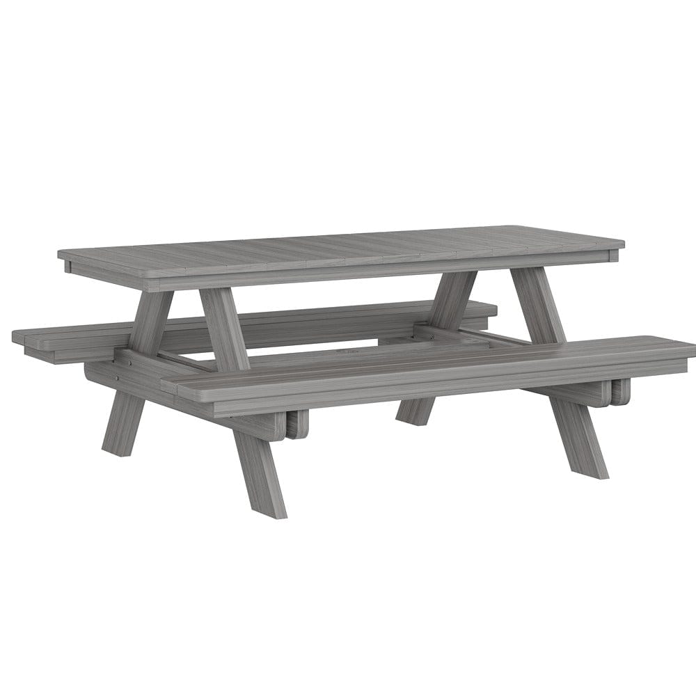 Berlin Gardens Rectangular Poly Lumber Picnic Table