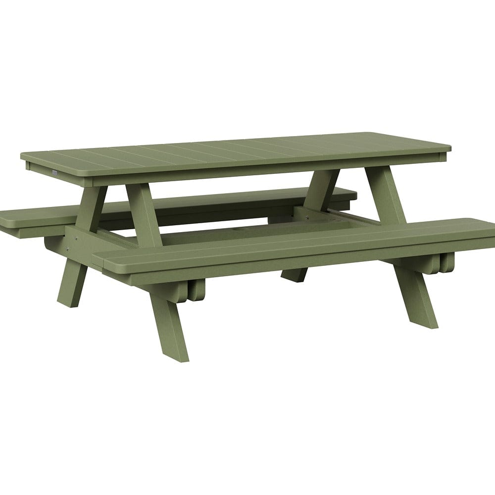 Berlin Gardens Rectangular Poly Lumber Picnic Table