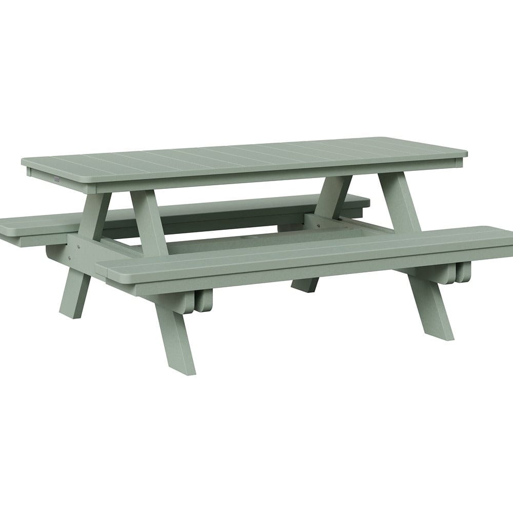 Berlin Gardens Rectangular Poly Lumber Picnic Table