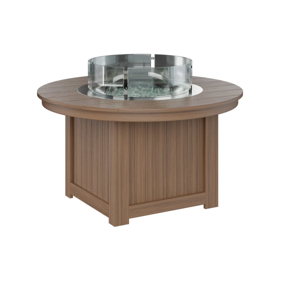 Berlin Gardens Donoma Round Poly Lumber Fire Pit Table