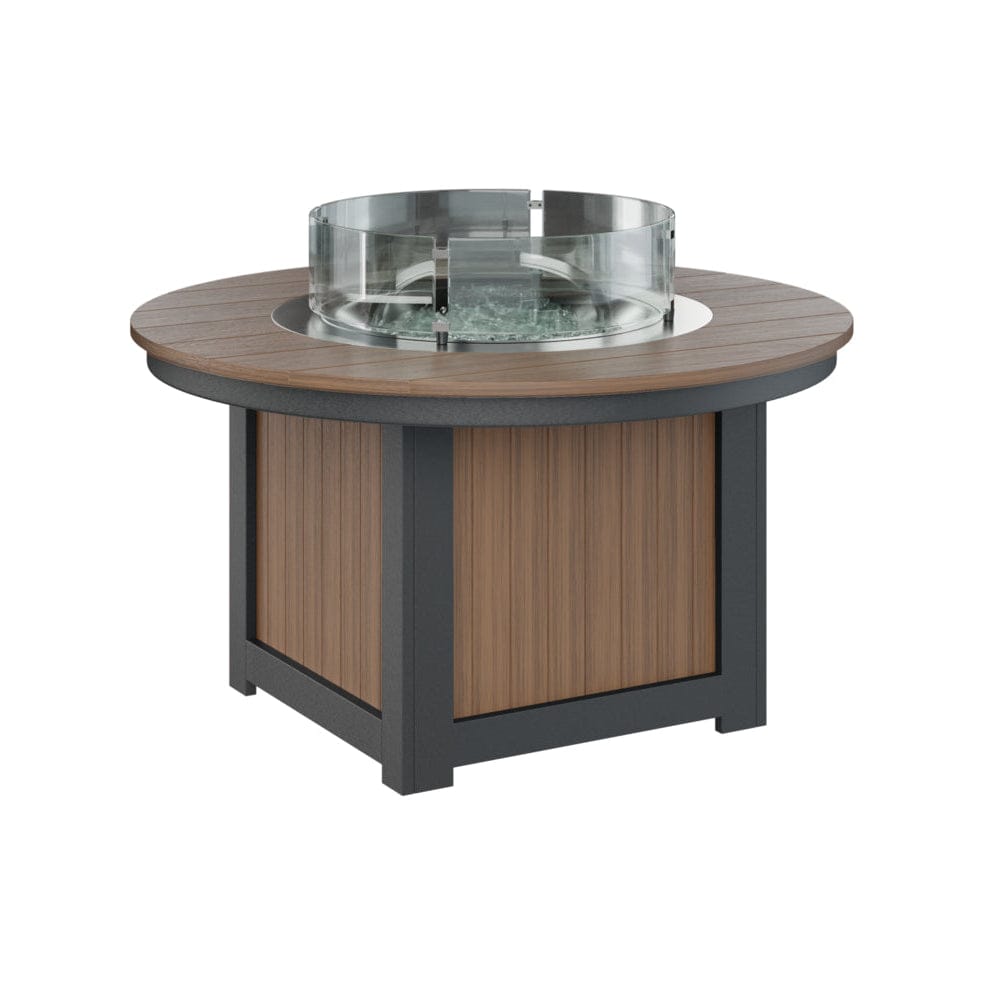 Berlin Gardens Donoma Round Poly Lumber Fire Pit Table