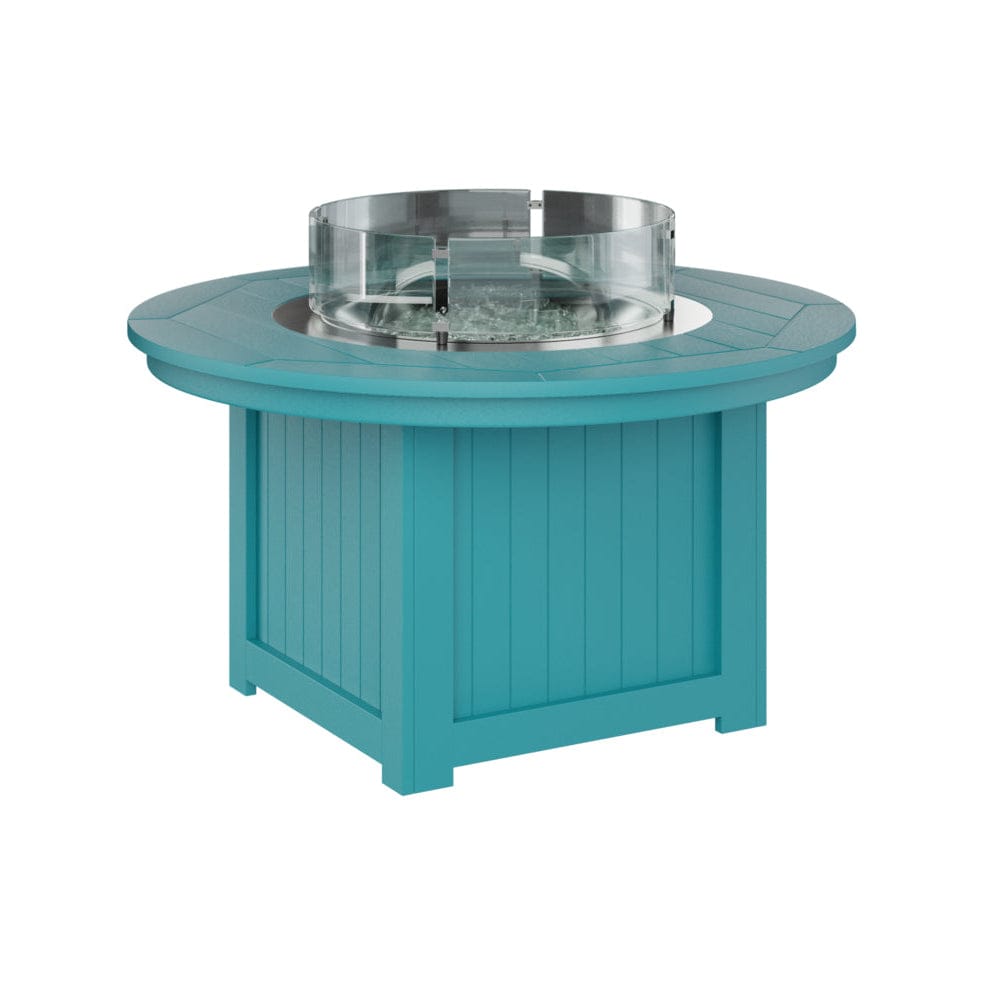 Berlin Gardens Donoma Round Poly Lumber Fire Pit Table