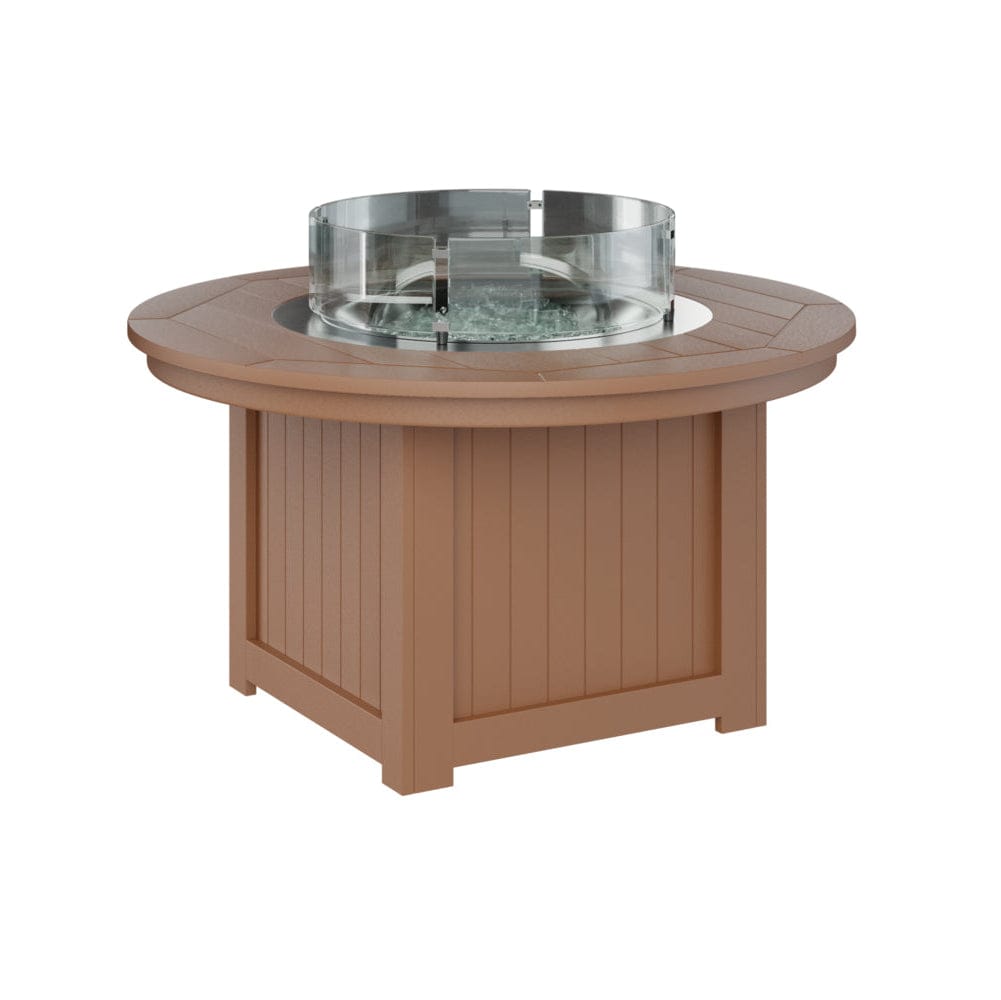 Berlin Gardens Donoma Round Poly Lumber Fire Pit Table