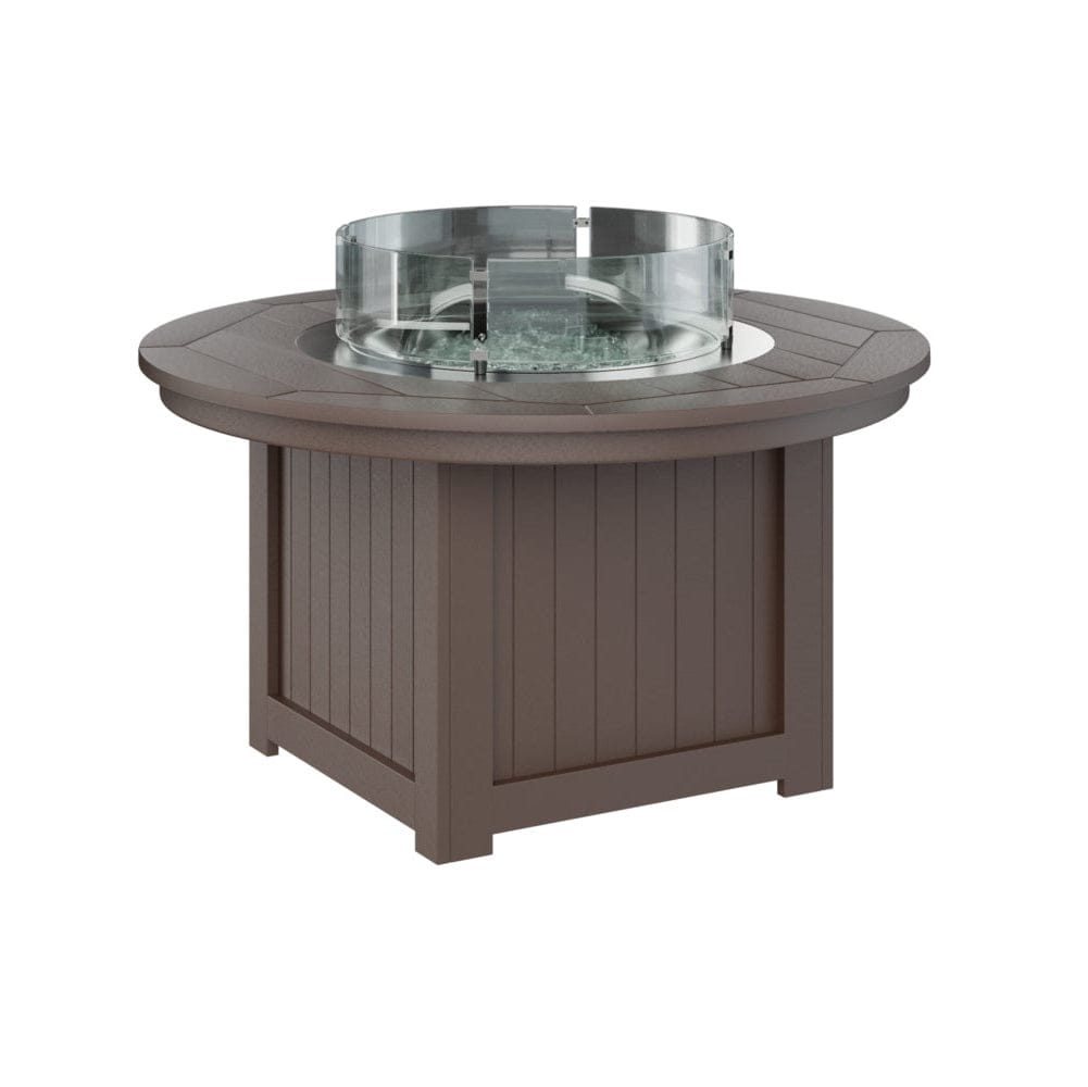 Berlin Gardens Donoma Round Poly Lumber Fire Pit Table