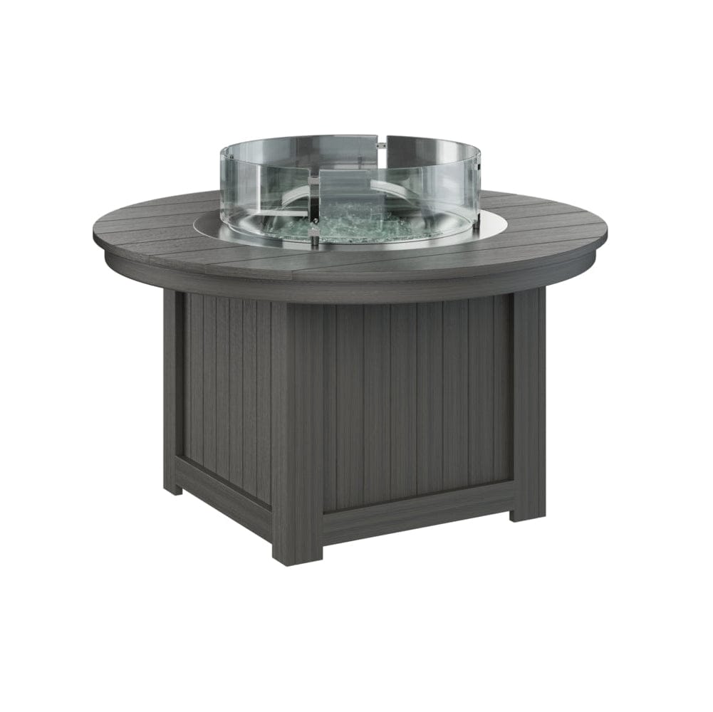 Berlin Gardens Donoma Round Poly Lumber Fire Pit Table