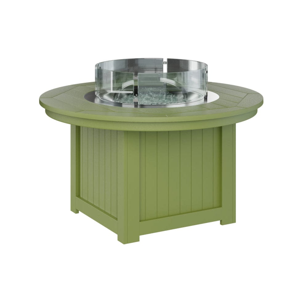 Berlin Gardens Donoma Round Poly Lumber Fire Pit Table