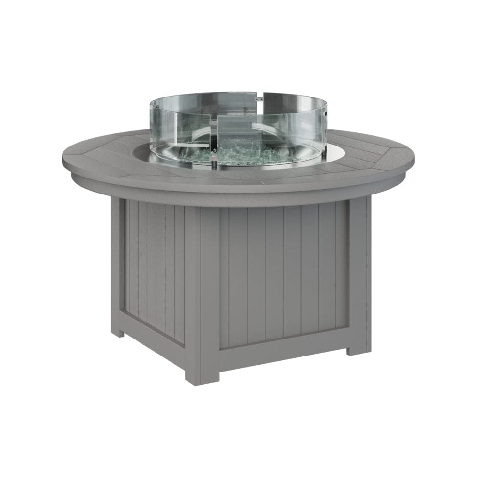 Berlin Gardens Donoma Round Poly Lumber Fire Pit Table