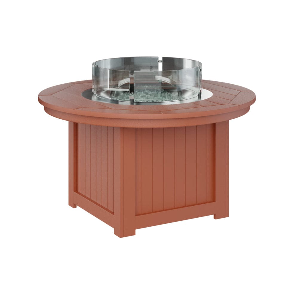 Berlin Gardens Donoma Round Poly Lumber Fire Pit Table