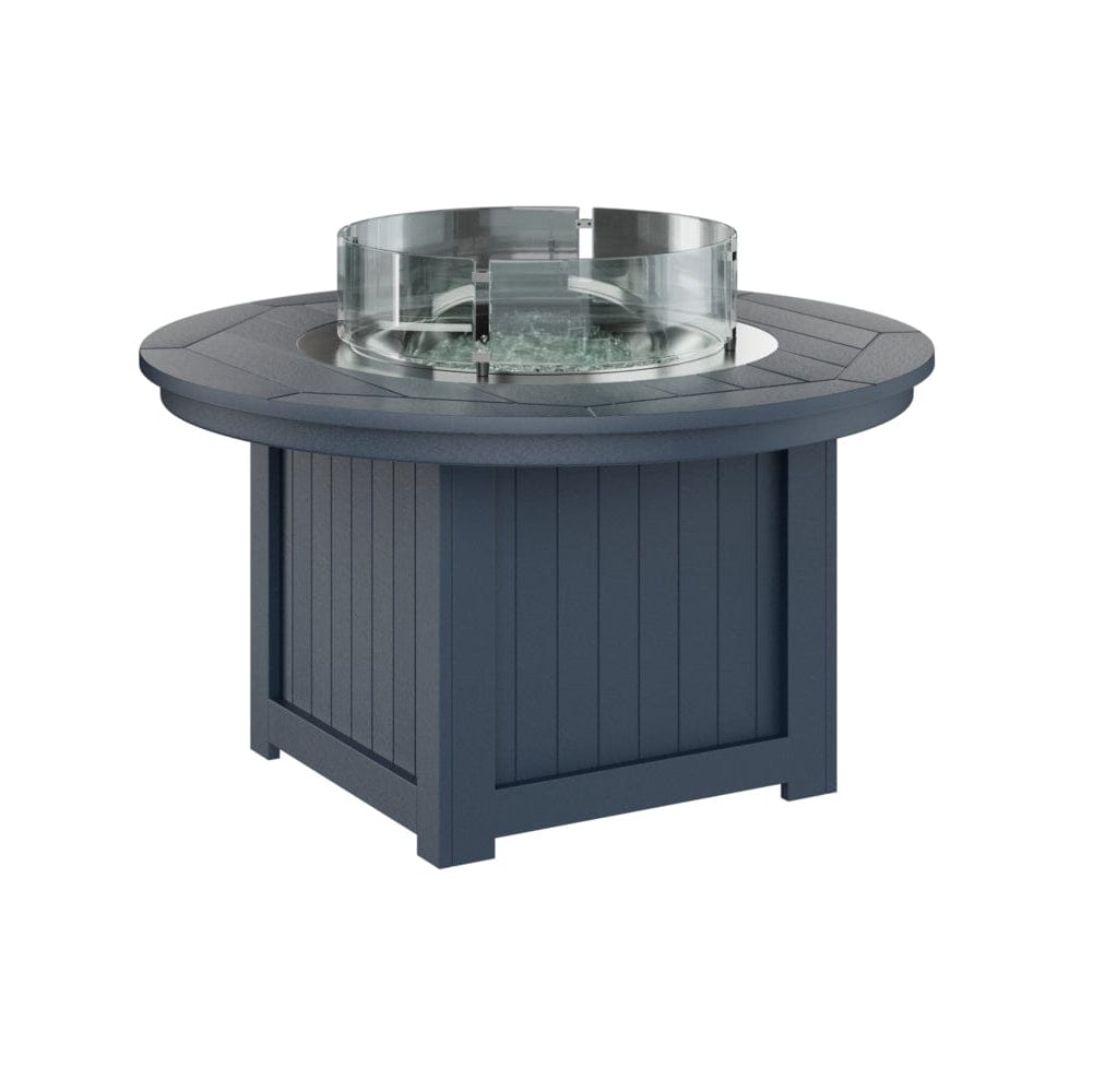 Berlin Gardens Donoma Round Poly Lumber Fire Pit Table