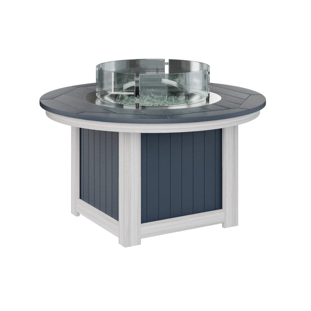 Berlin Gardens Donoma Round Poly Lumber Fire Pit Table