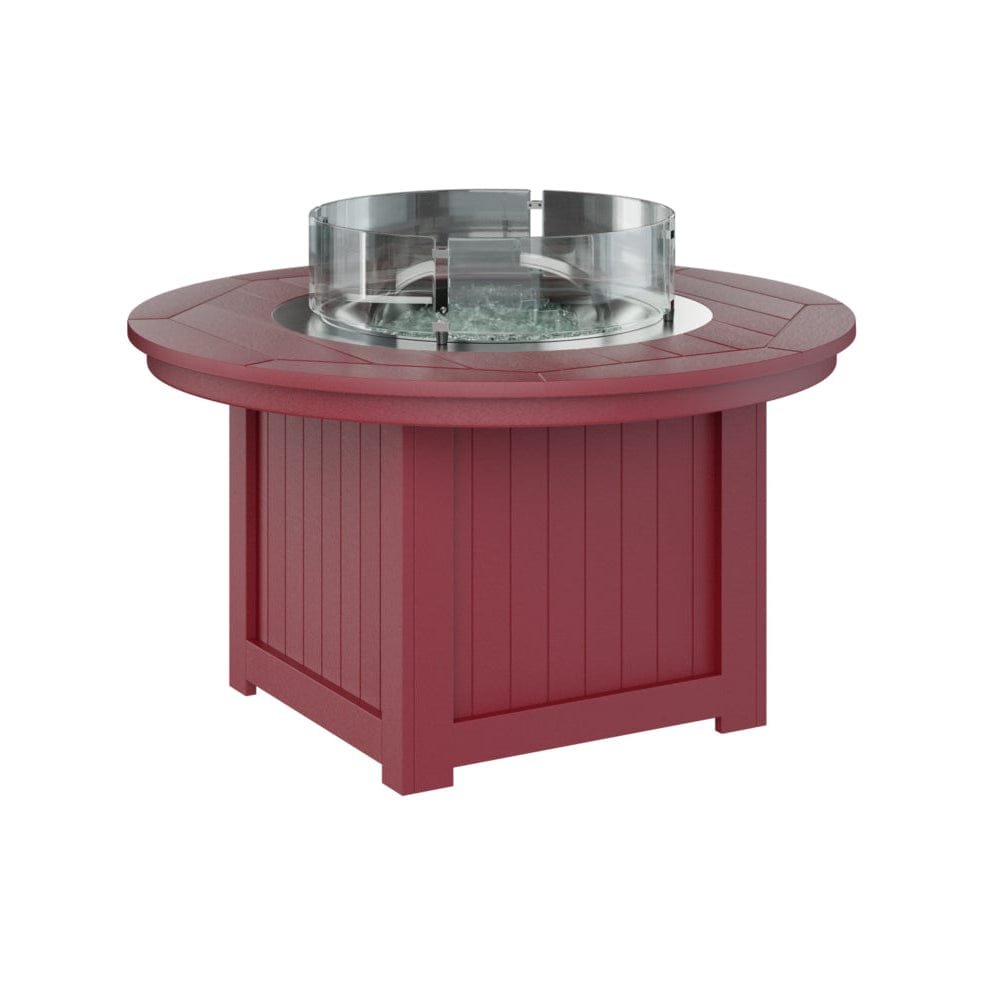 Berlin Gardens Donoma Round Poly Lumber Fire Pit Table