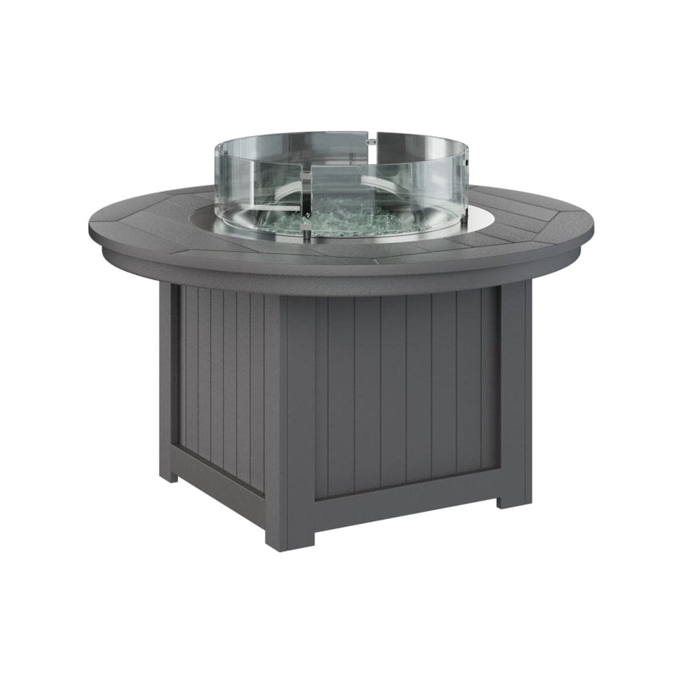 Berlin Gardens Donoma Round Poly Lumber Fire Pit Table