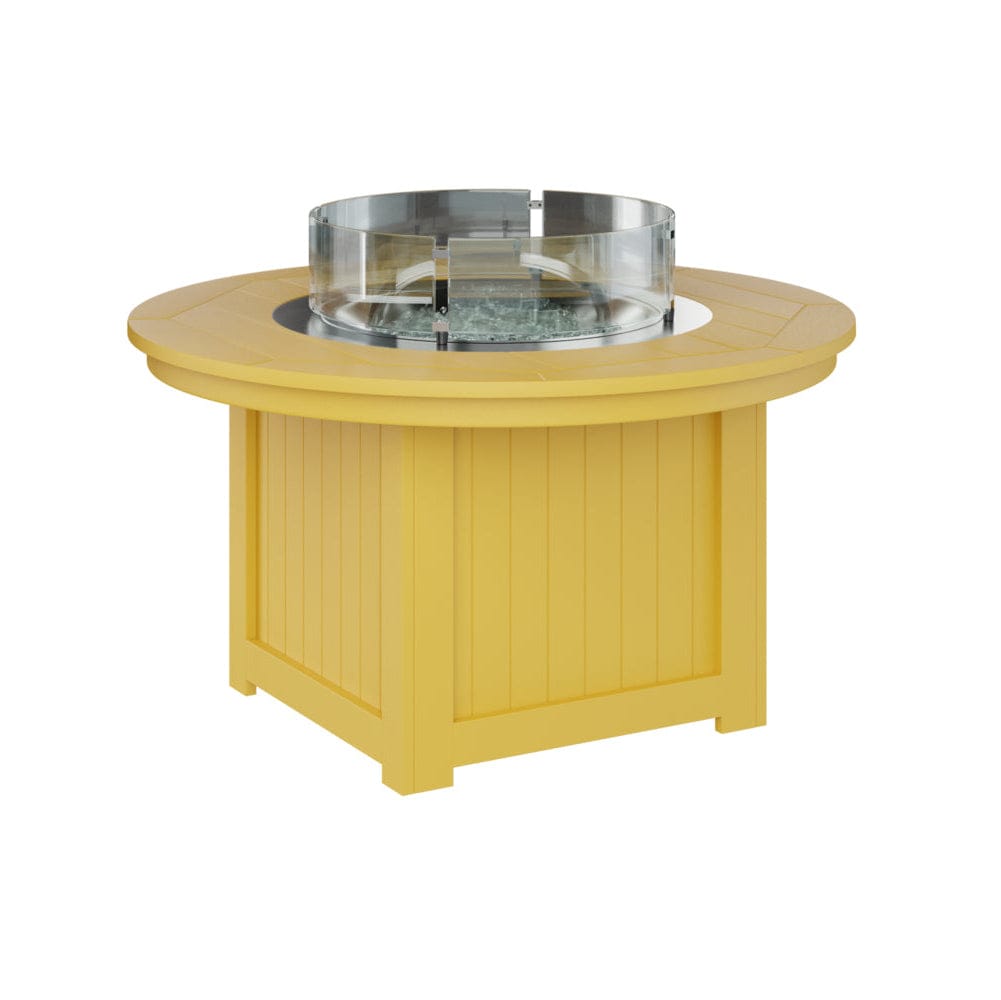 Berlin Gardens Donoma Round Poly Lumber Fire Pit Table