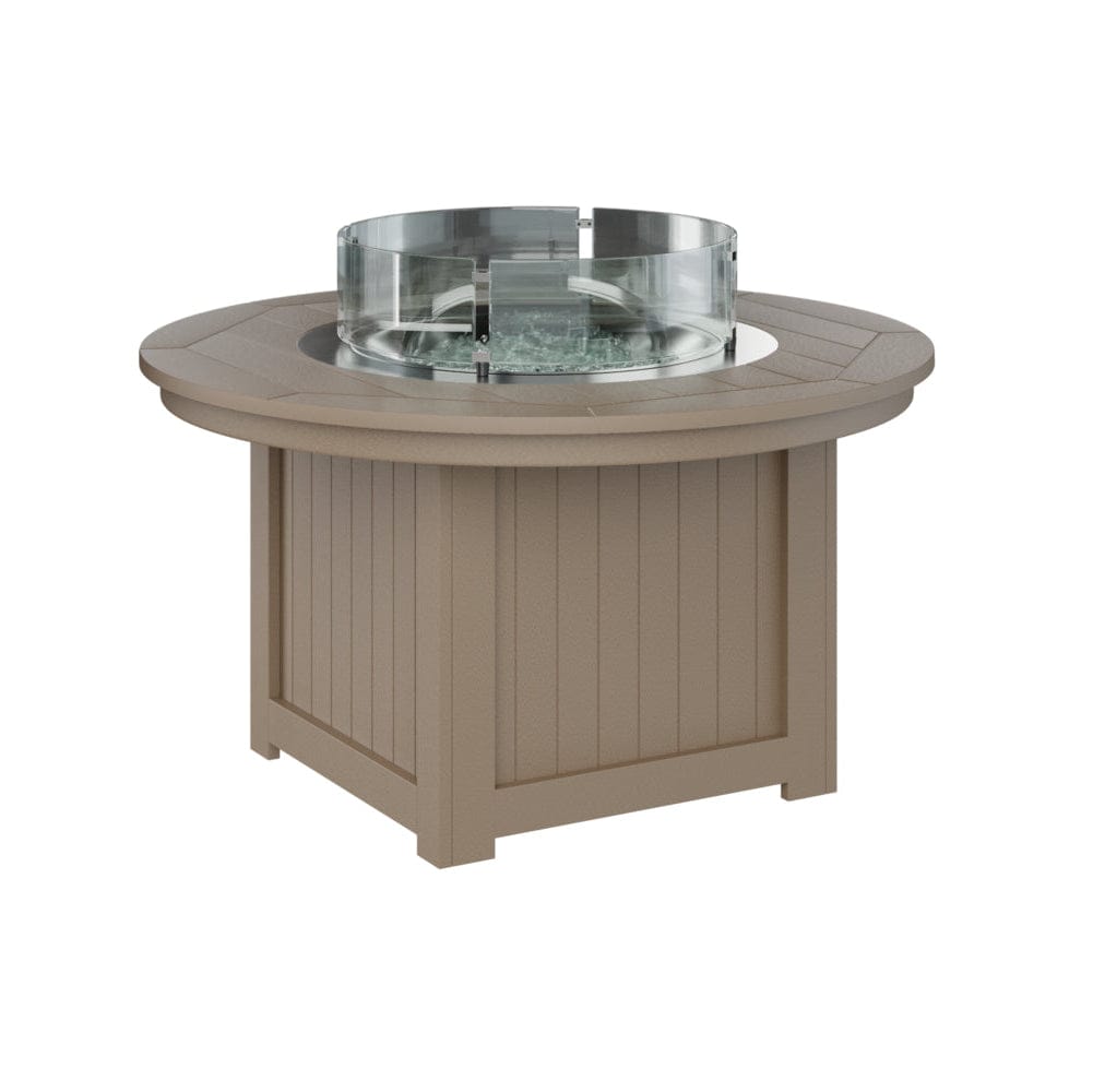Berlin Gardens Donoma Round Poly Lumber Fire Pit Table
