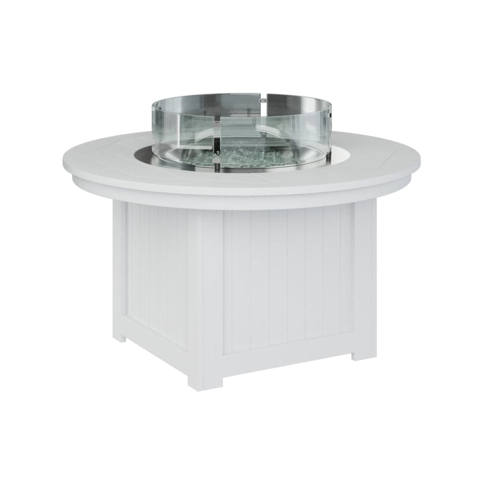 Berlin Gardens Donoma Round Poly Lumber Fire Pit Table