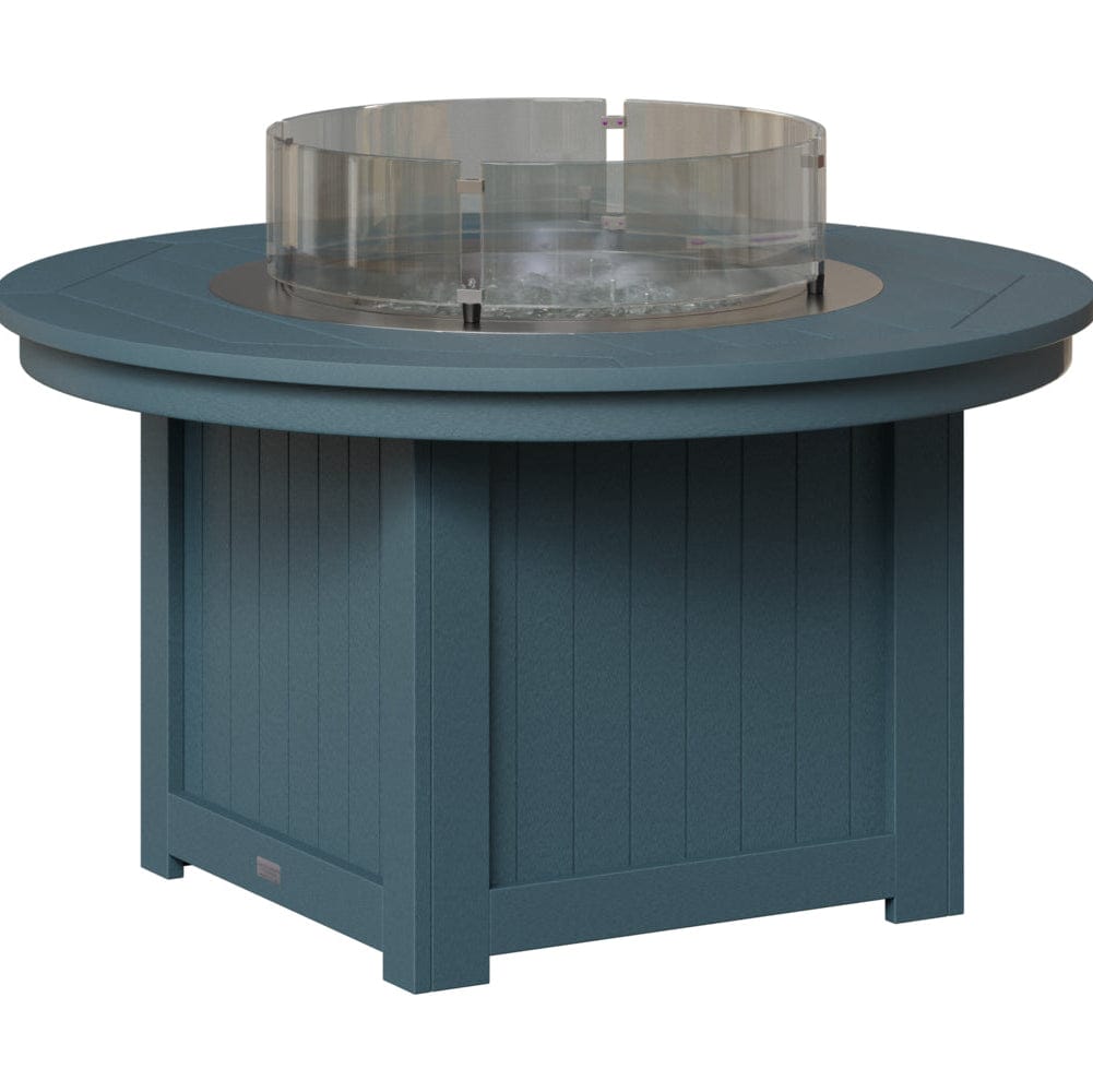 Berlin Gardens Donoma Round Poly Lumber Fire Pit Table