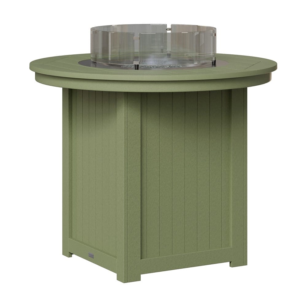 Berlin Gardens Donoma 44? Round Counter Height Poly Lumber Fire Pit Table