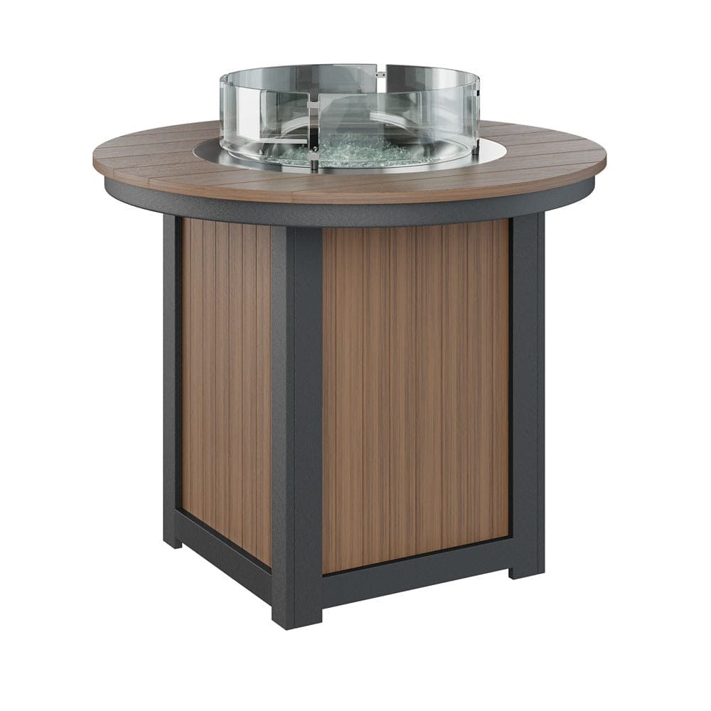 Berlin Gardens Donoma 44? Round Counter Height Poly Lumber Fire Pit Table