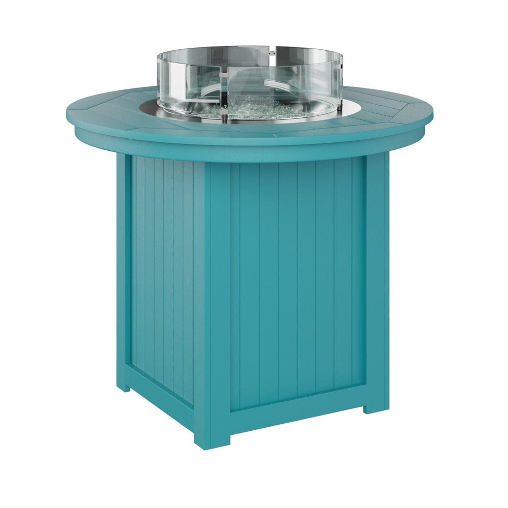 Berlin Gardens Donoma 44? Round Counter Height Poly Lumber Fire Pit Table