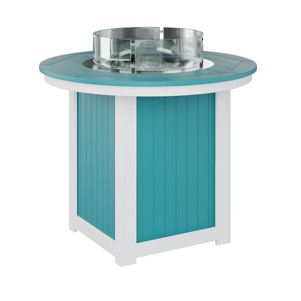 Berlin Gardens Donoma 44? Round Counter Height Poly Lumber Fire Pit Table