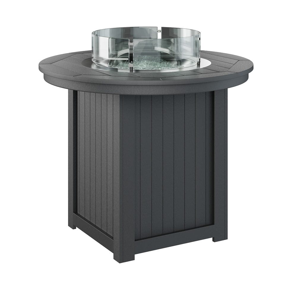 Berlin Gardens Donoma 44? Round Counter Height Poly Lumber Fire Pit Table