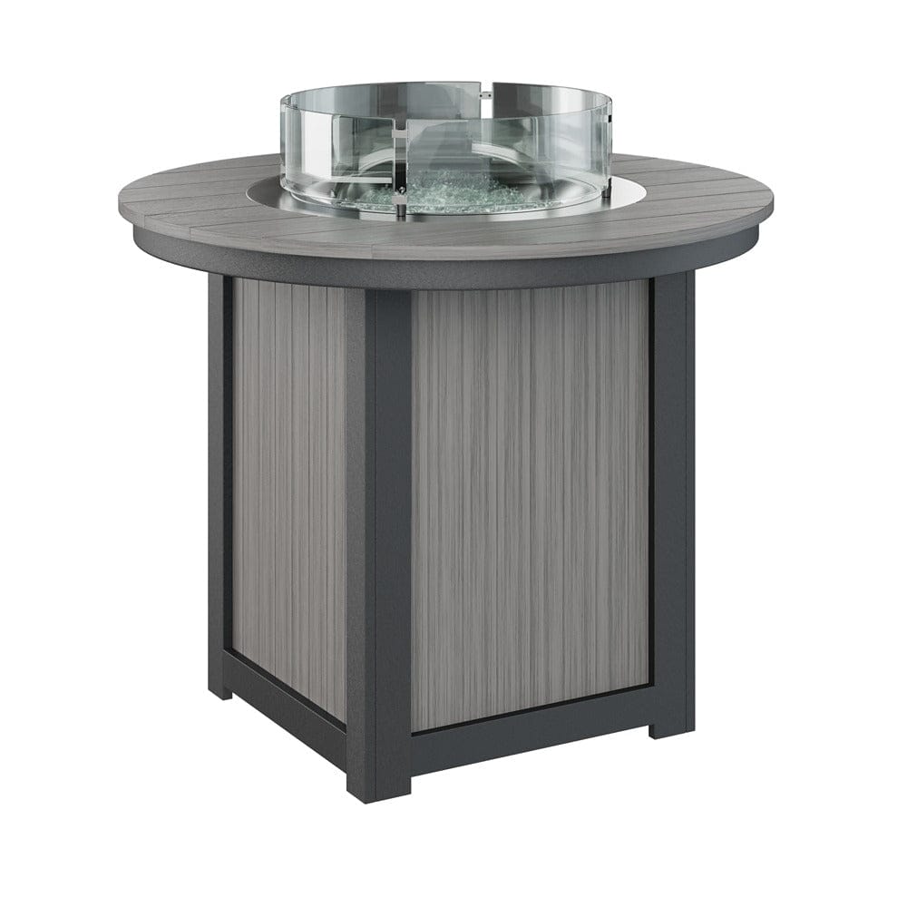 Berlin Gardens Donoma 44? Round Counter Height Poly Lumber Fire Pit Table